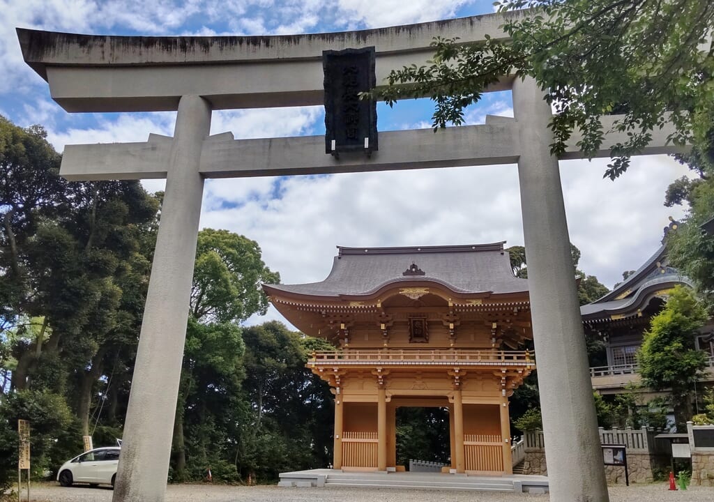 大甕神社の大鳥居
