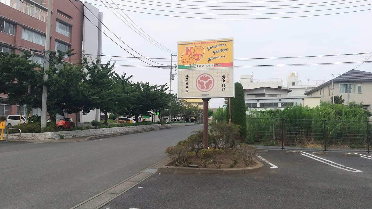 運平堂本店多賀店の看板