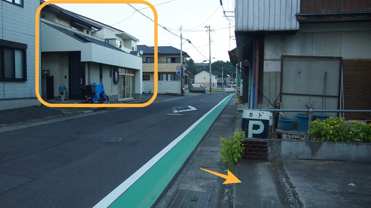 カドの駐車場