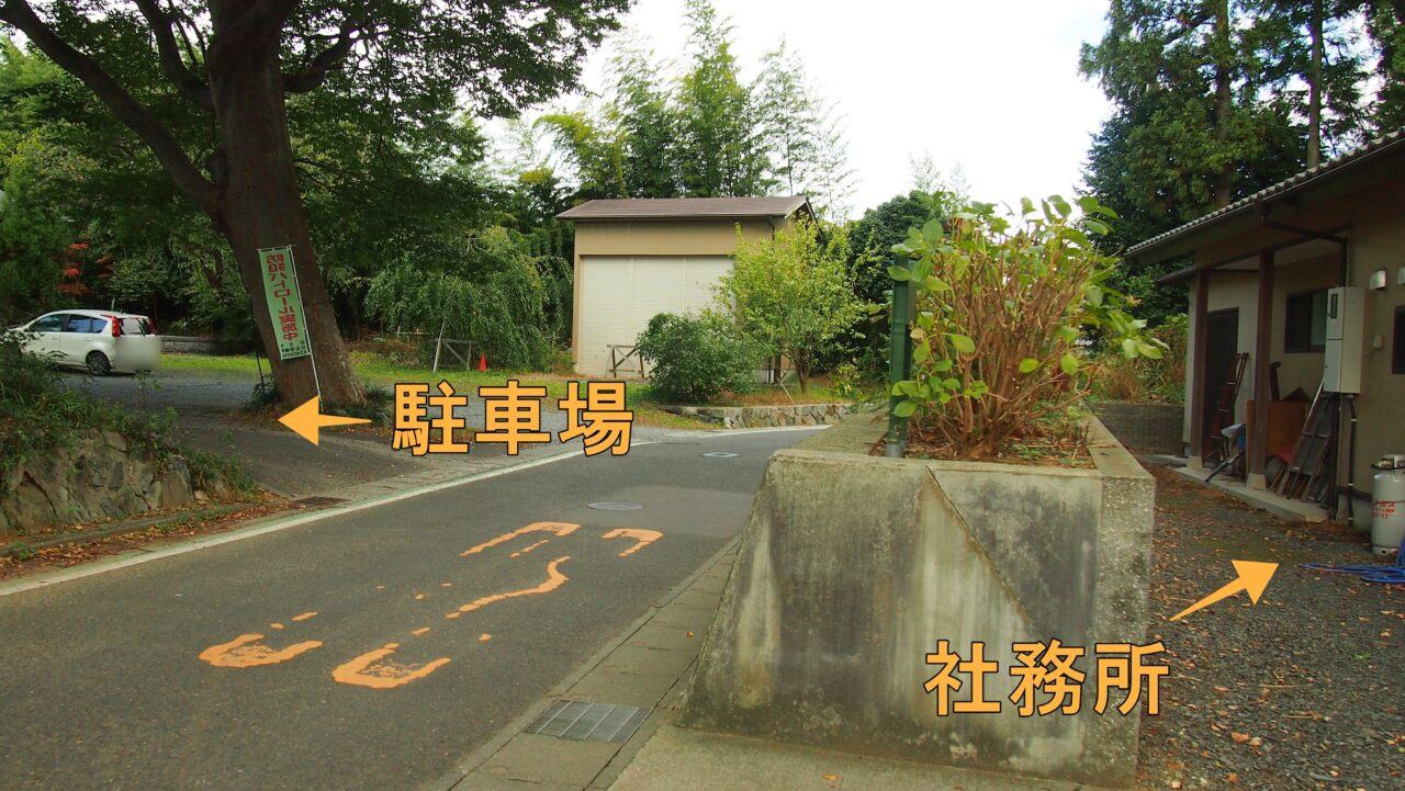 大久保鹿嶋神社の駐車場