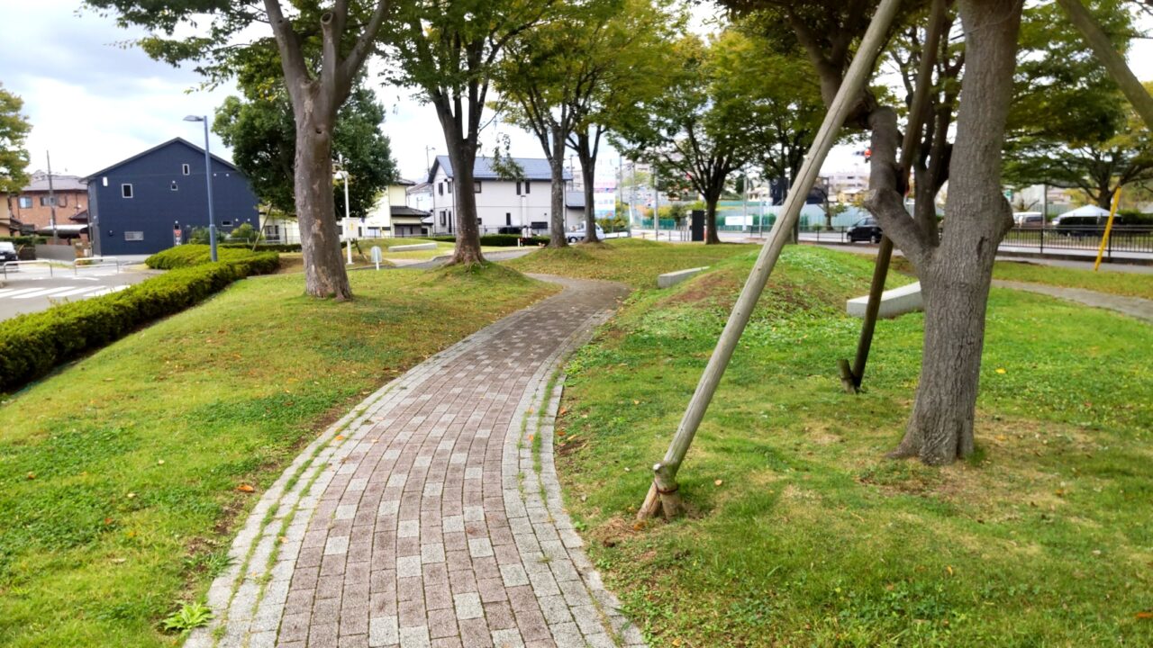 池の川さくらアリーナの芝生ゾーン