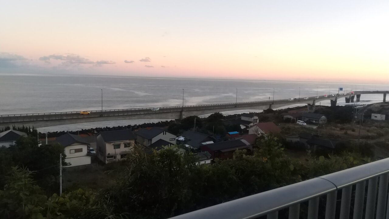 日立駅海岸口から見える絶景